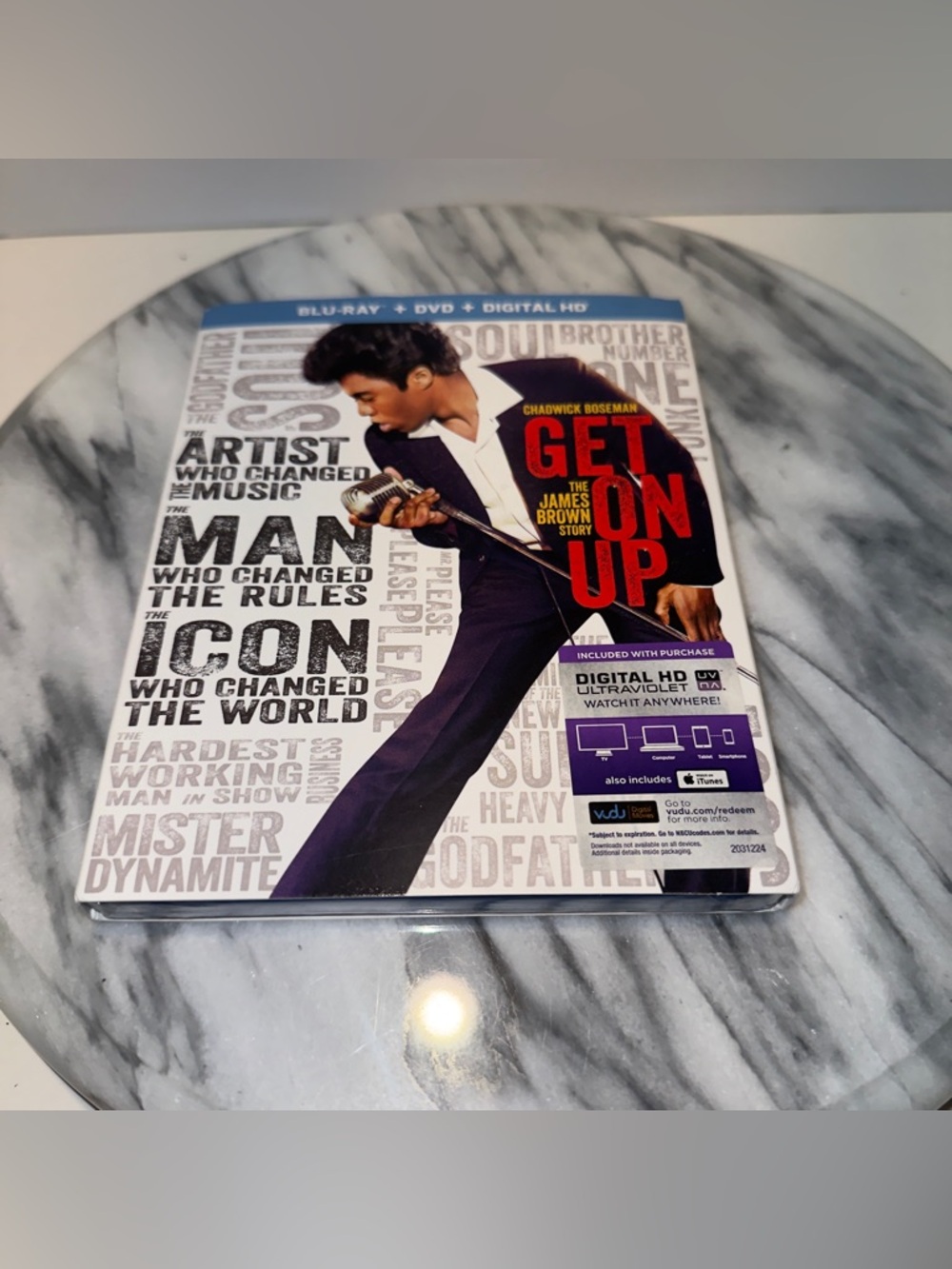 Get On Up Blu-ray/DVD  Chadwick Boseman  NEW SEALED